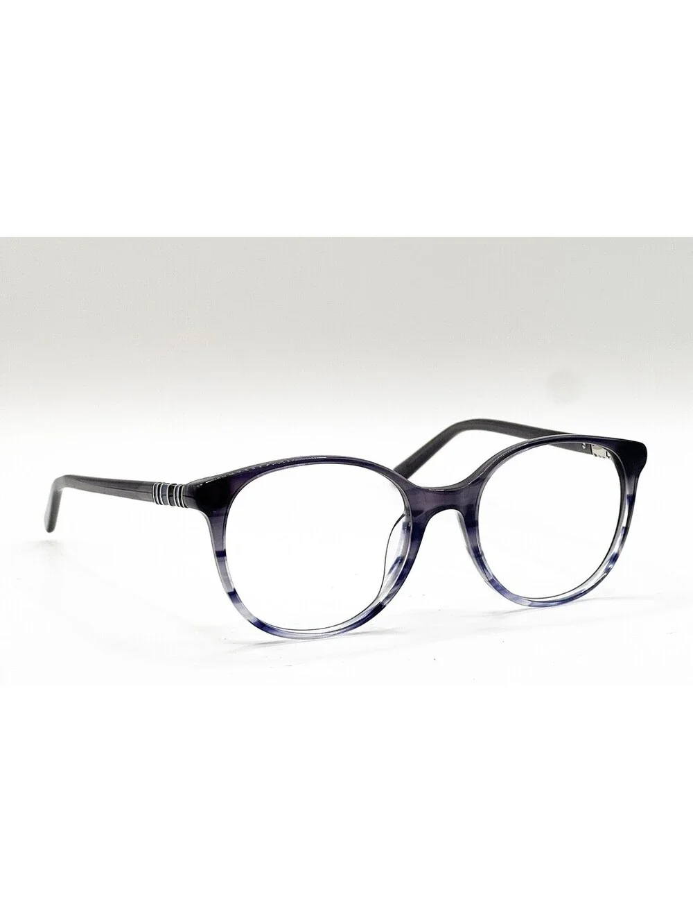 Nicole Miller Antigua C01 Smoke Grey Round Authentic Eyeglass Frames 51-18-135